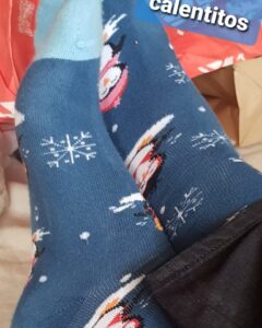 calcetín happy penguin