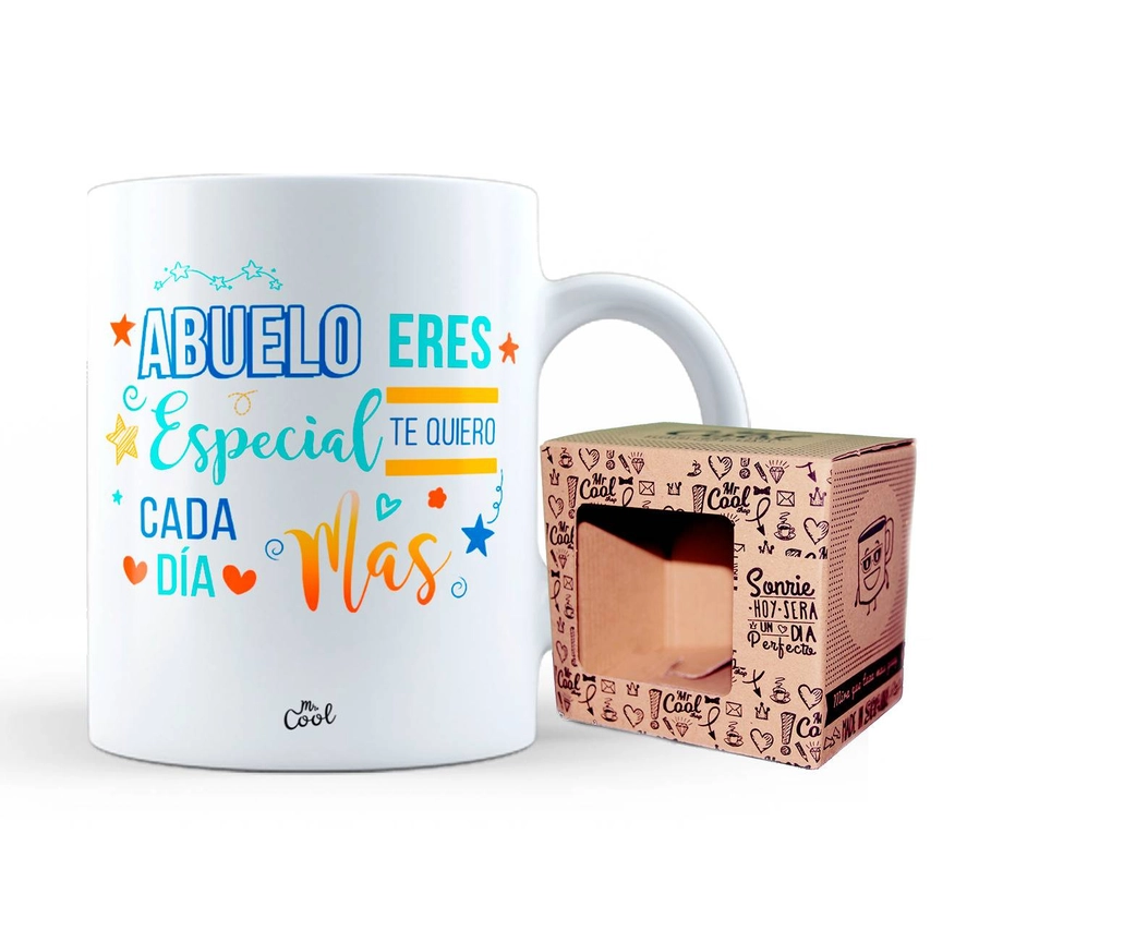 Taza Abuelo eres especial, te quiero cada día más Regalos y Juegos Taza abuelo eres especial