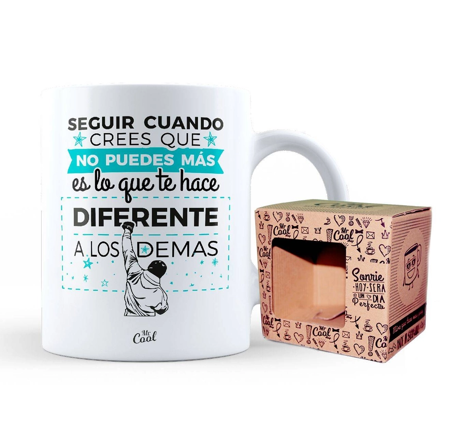 Taza Seguir cuando crees que no puedes más es lo que te hace diferente Regalos y Juegos Taza Seguir cuando