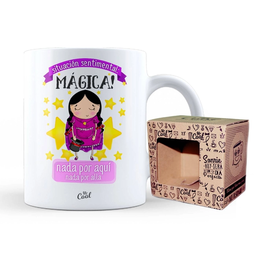 Taza Situación sentimental mágica Nada por aquí nada por allá Regalos y Juegos Taza Situación sentimental