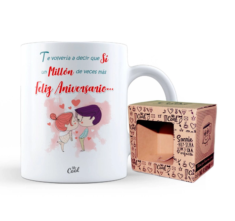 Taza Te volvería a decir que si un millón de veces Regalos y Juegos Taza Te volveria a decir que si un millón de veces