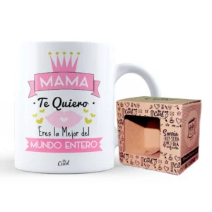 Taza Mamá te quiero eres la mejor
