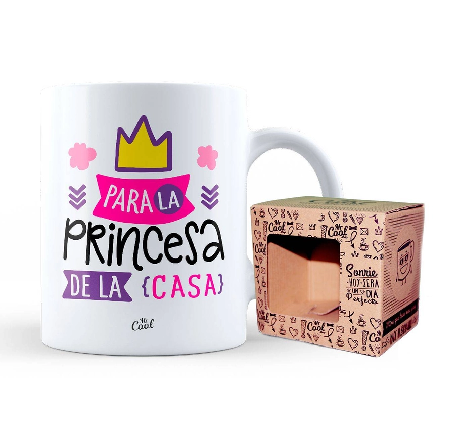 Taza Para la princesa de la casa Regalos y Juegos Taza Para la princesa de la casa