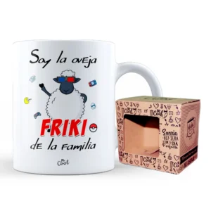 Taza Soy la oveja friki de la familia