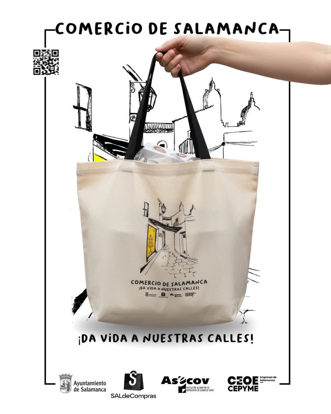 Bolsa reutilizable Comercio de Salamanca ASECOV